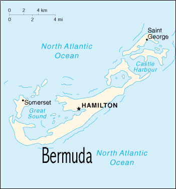 Map of Bermuda